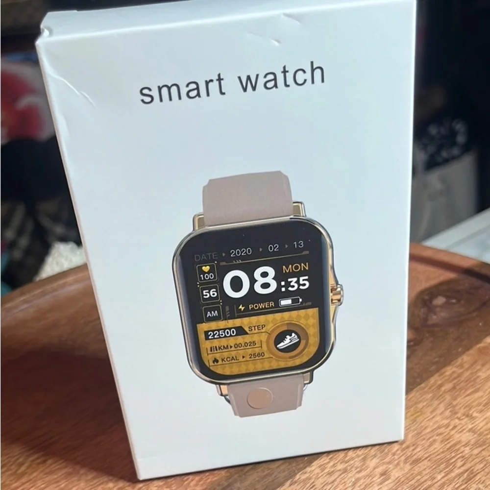 Watch with Black Band